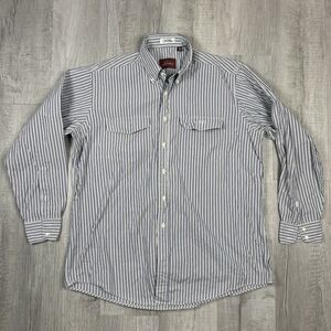 LUCCHESE Classics Men's 17-35 Vintage Stripped Long-Sleeve Button-Down Shirt X